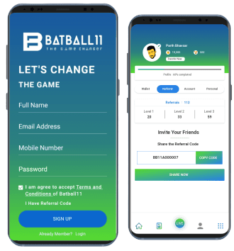 How to Register on Batball11 Fantasy App