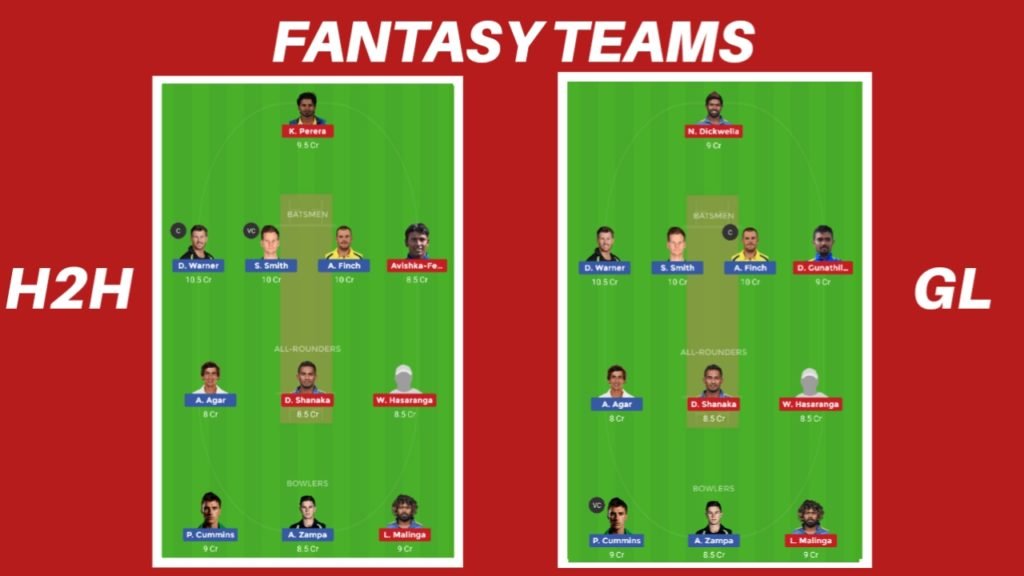 AUS vs SL 3rd T20 Dream11 Team Prediction