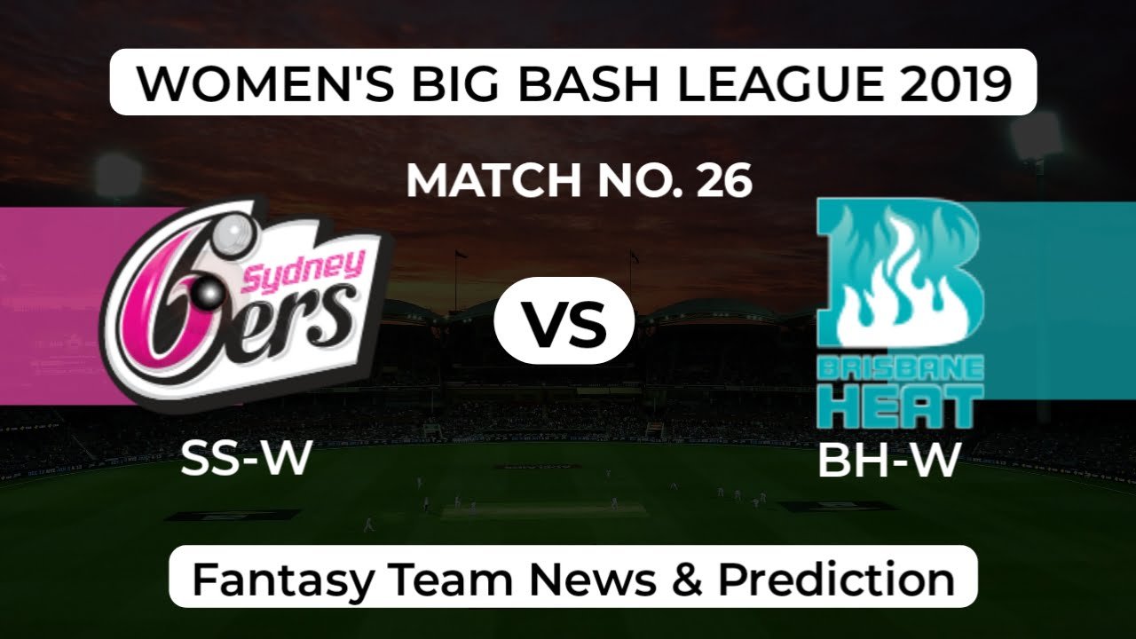 SS-W vs BH-W Dream11 team