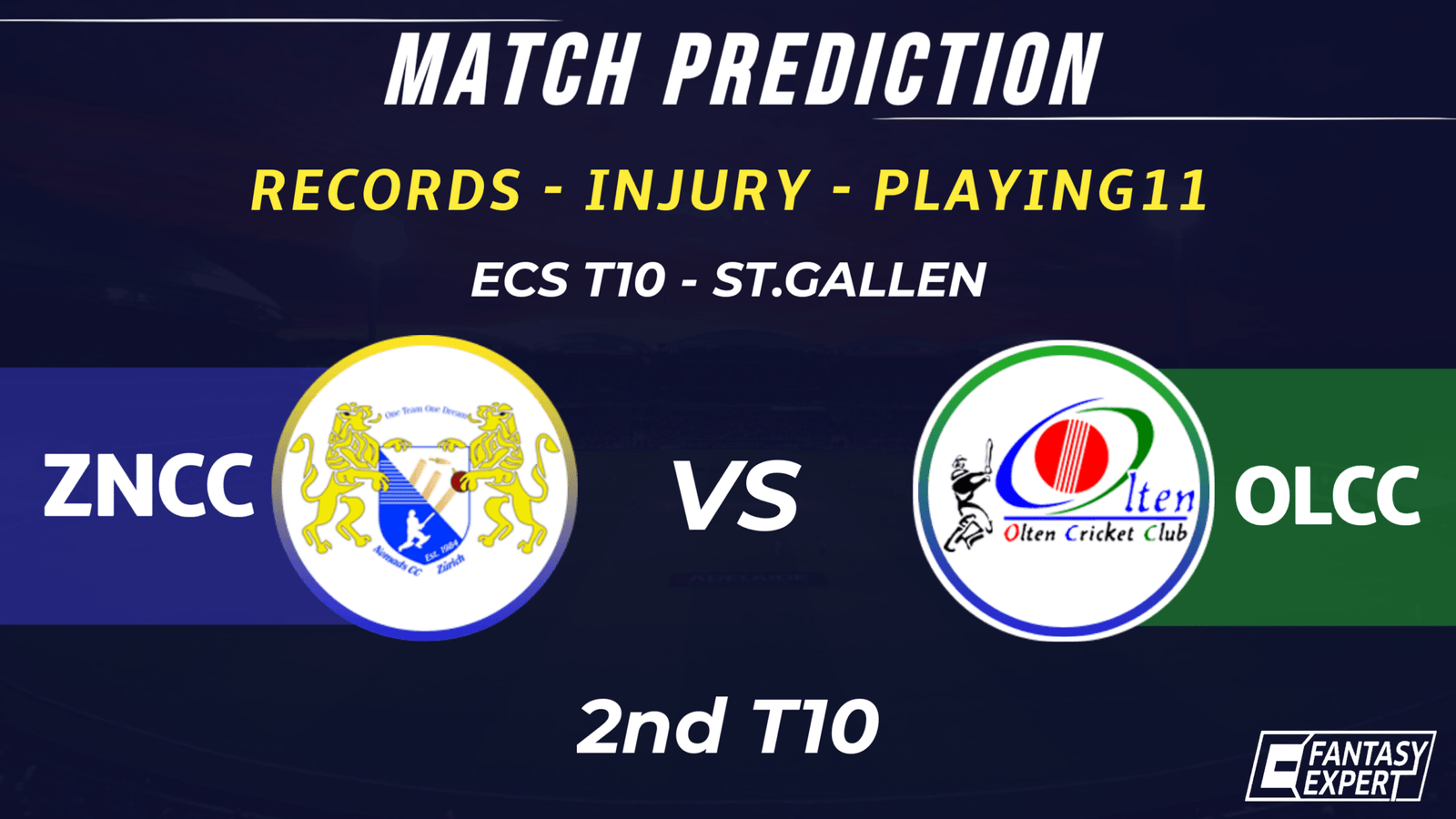 ZNCC vs OLCC Dream11 Team Prediction ZNCC vs OLCC Dream11 Team Prediction