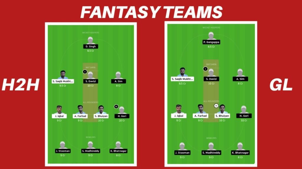 BCC vs PBVA Dream11 Team