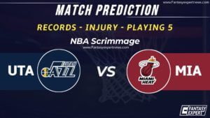 UTA vs MIA Dream11 Team Prediction