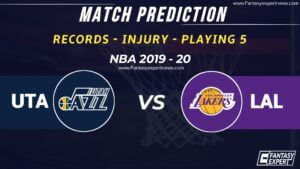 UTA vs LAL Dream11 Team Prediction