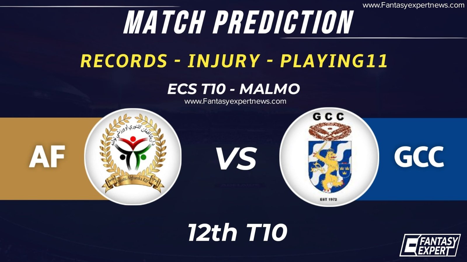 AF vs GCC Dream11 Team Prediction AF vs GCC Dream11 Team Prediction