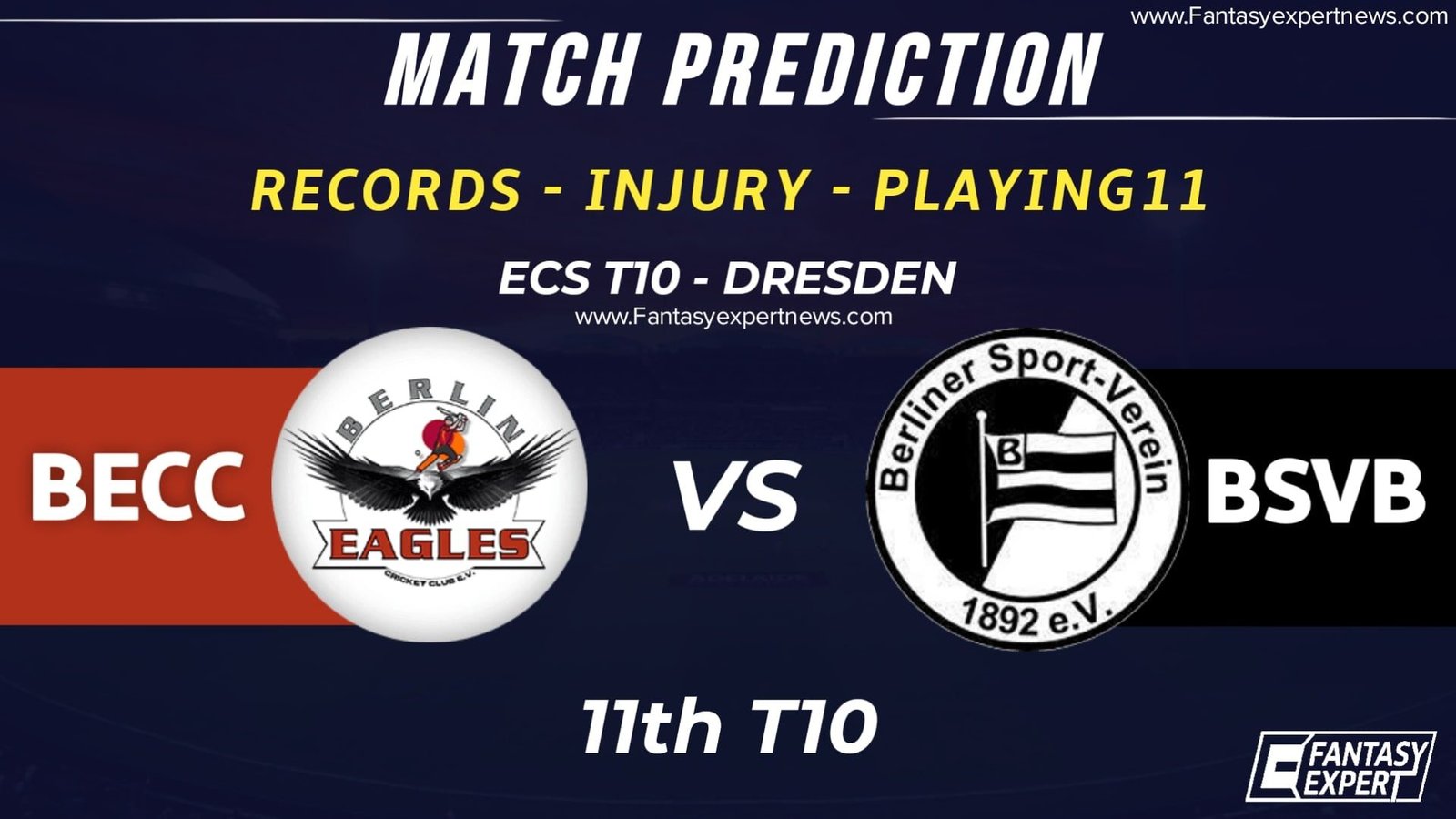 BECC vs BSVB Dream11 Team Prediction BECC vs BSVB Dream11 Team Prediction