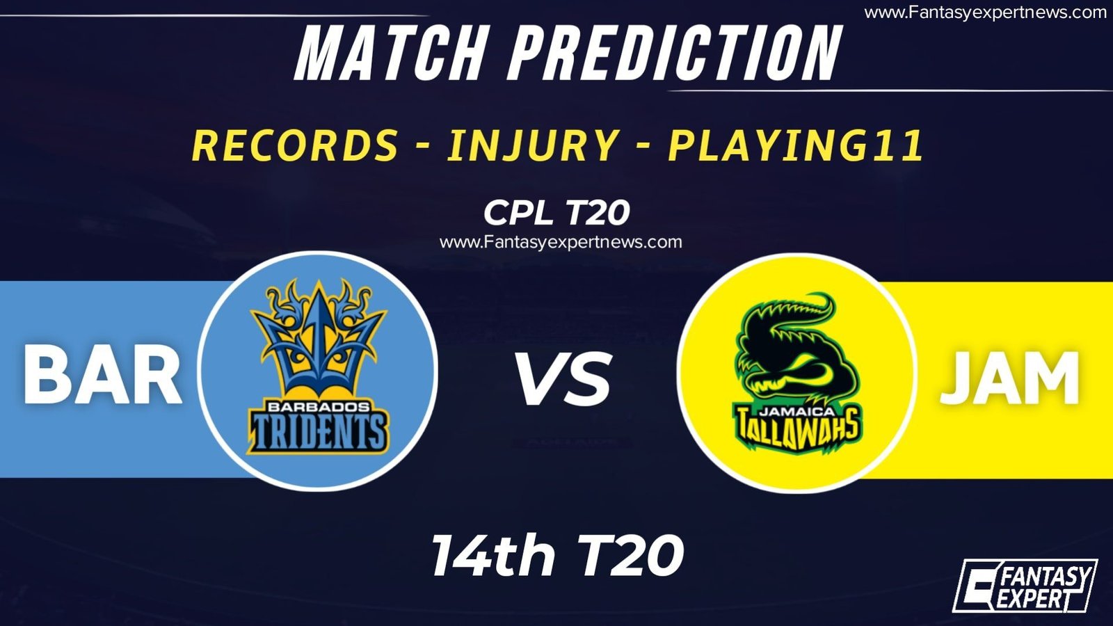 BAR vs JAM Dream11 Match Pediction BAR vs JAM Dream11 Match Pediction