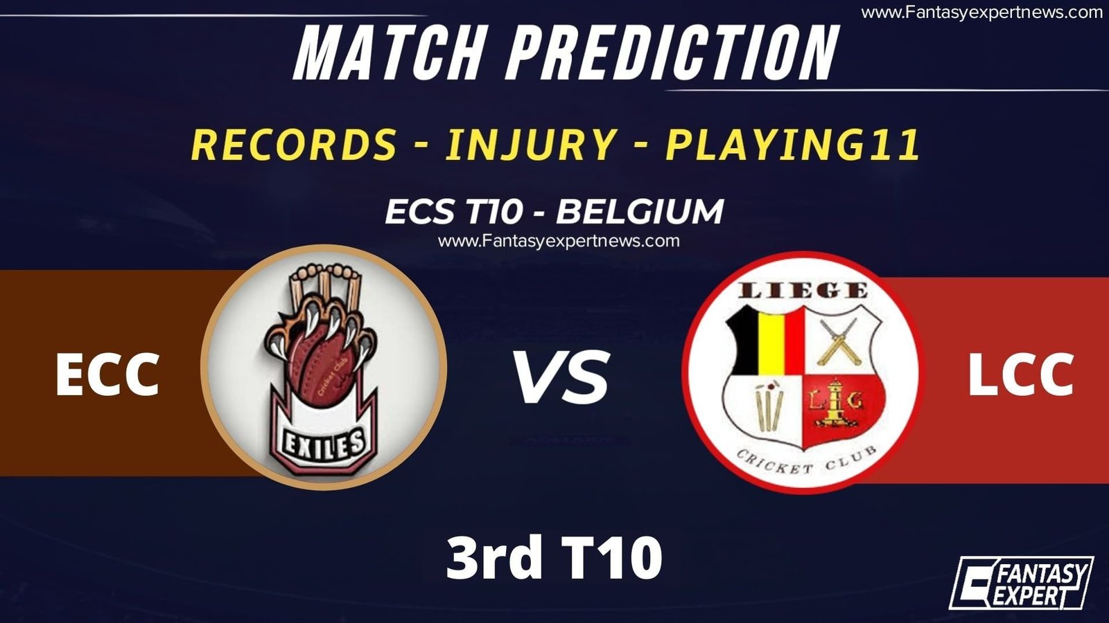 ECC vs LCC Dream11 Match Prediction ECC vs LCC Dream11 Match Prediction