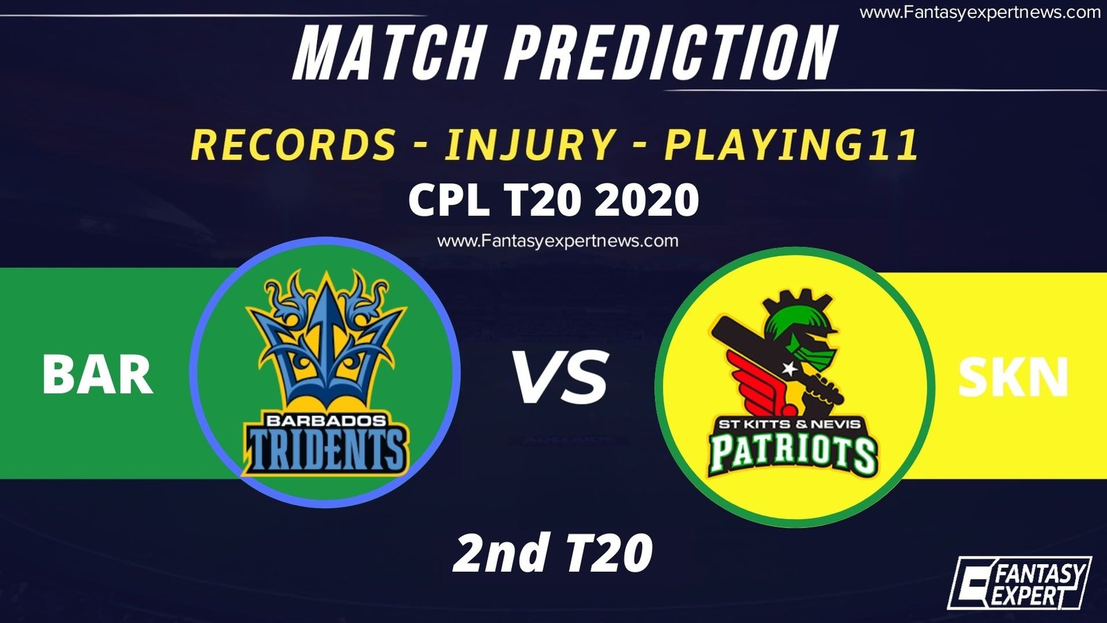 BAR vs SKN Dream11 Match Prediction BAR vs SKN Dream11 Match Prediction
