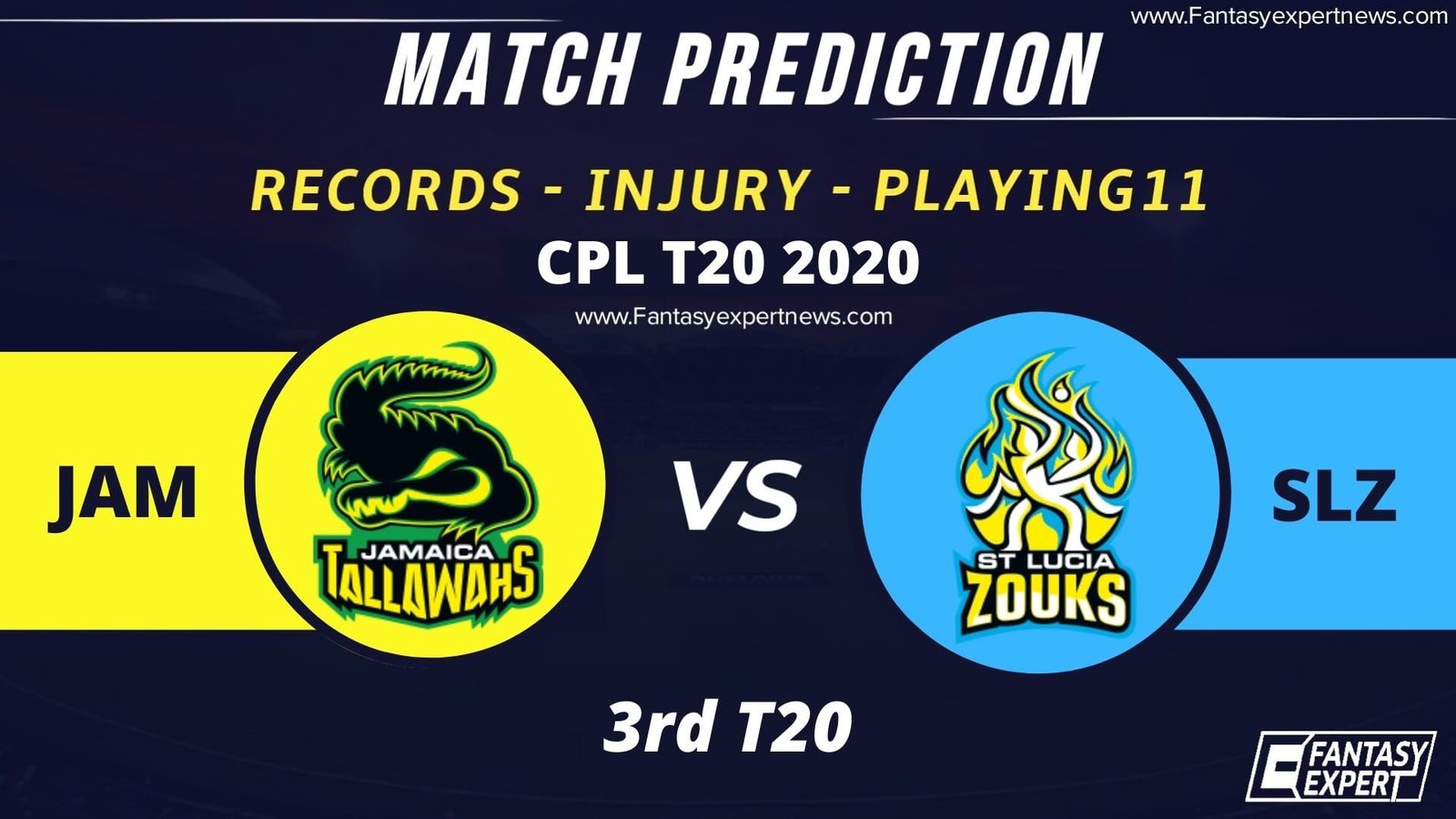 JAM vs SLZ Dream11 Match Prediction JAM vs SLZ Dream11 Match Prediction