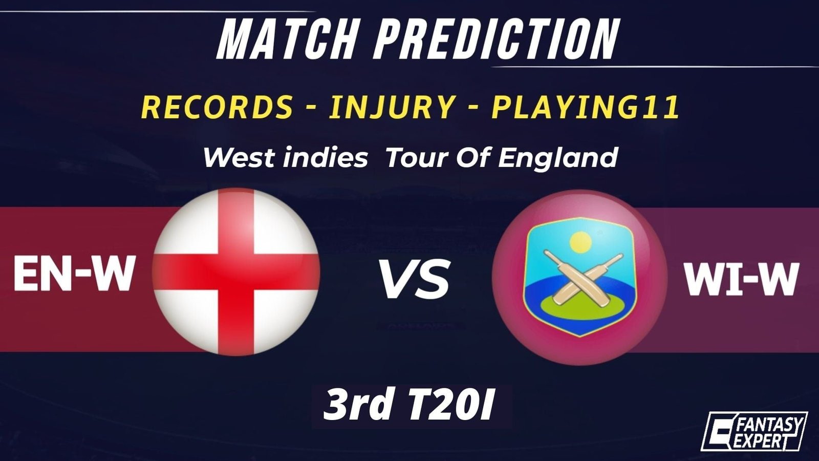 EN-W vs WI-W Dream11 Prediction EN-W vs WI-W Dream11 Prediction