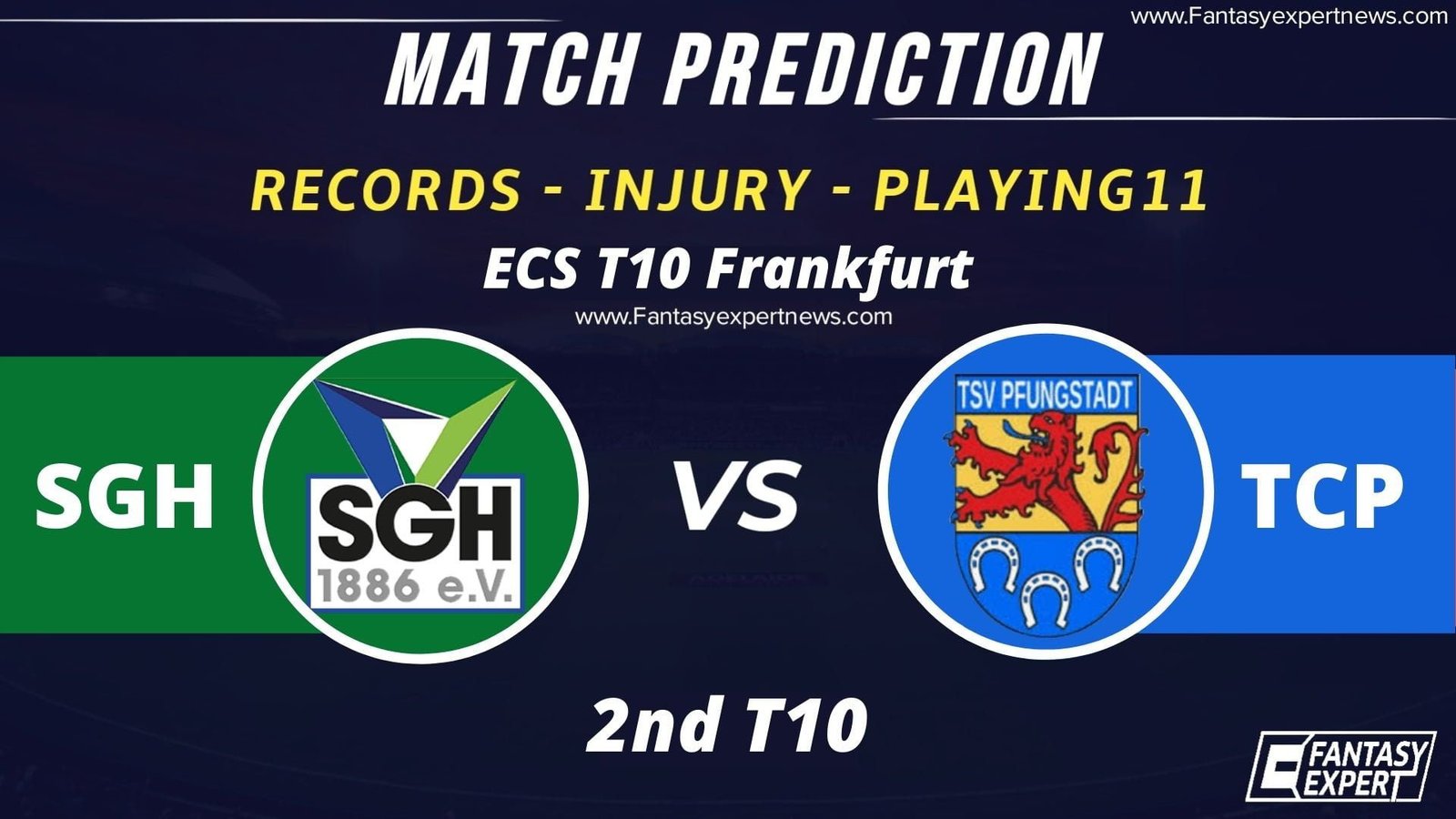 SGH vs TCP Player Stats and Records SGH vs TCP Player Stats and Records