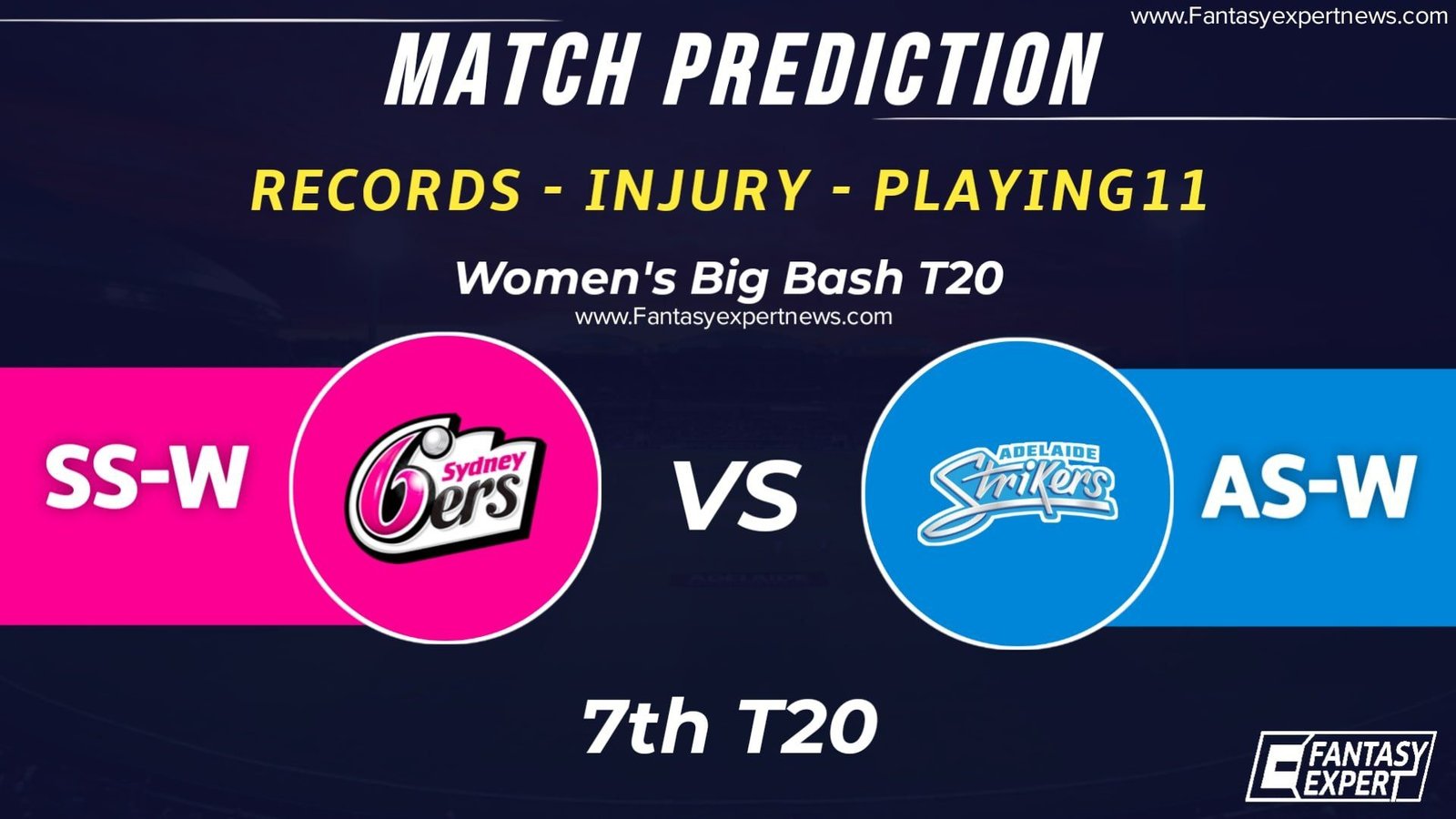 SS-W vs AS-W Dream11 Team Prediction SS-W vs AS-W Dream11 Team Prediction