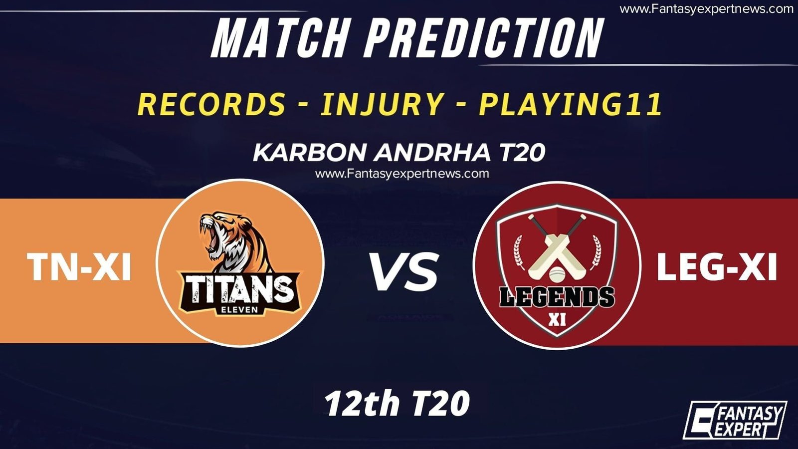 TN-XI vs LEG-XI Dream11 Team TN-XI vs LEG-XI Dream11 Team