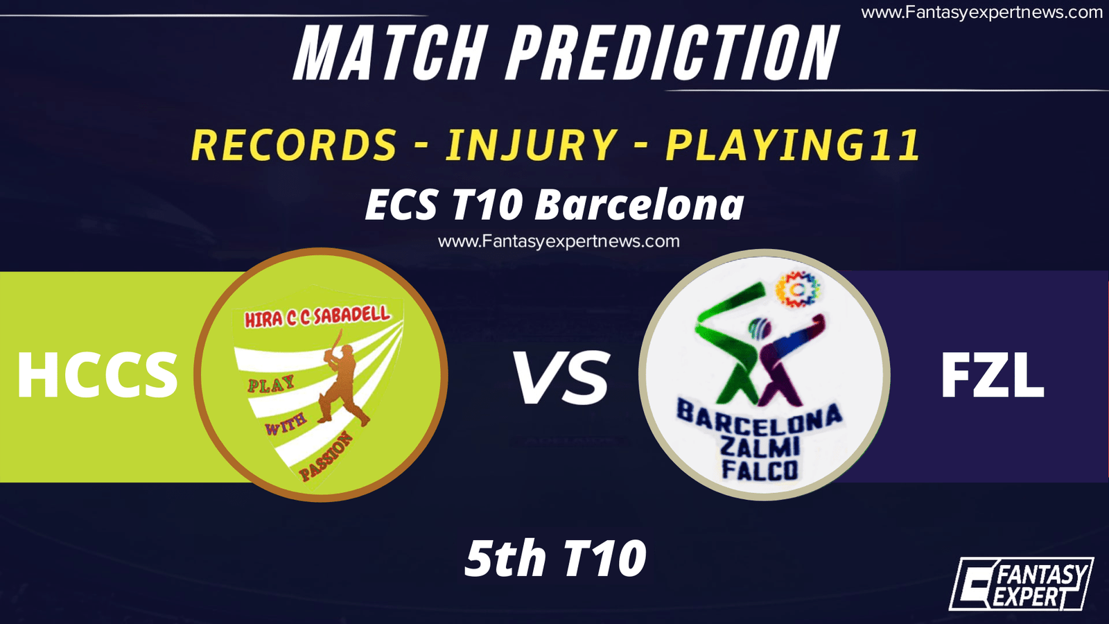 HCCS vs FZL Player Stats HCCS vs FZL Player Stats
