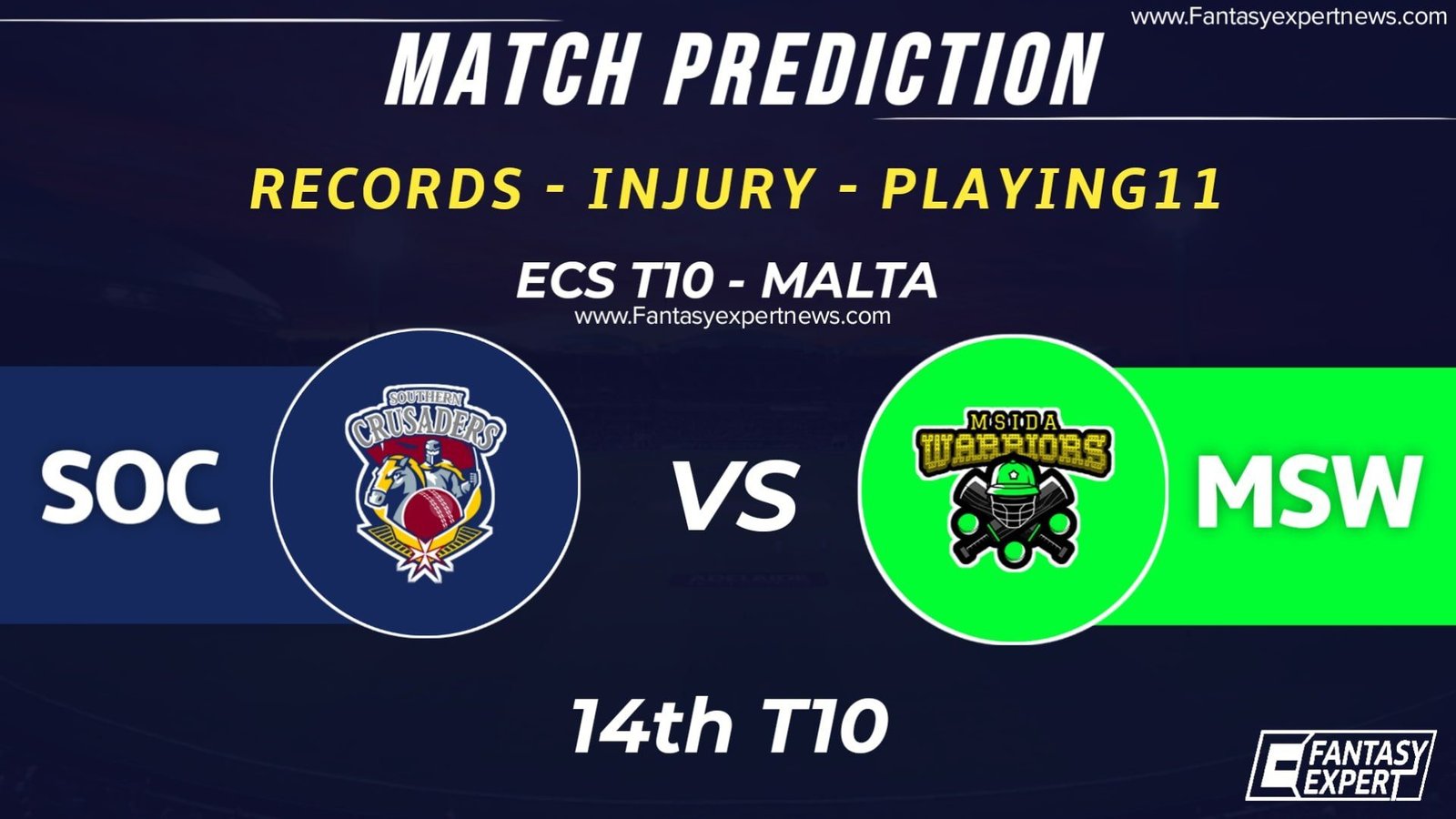 SOC vs MSW Player Stats and Records SOC vs MSW Player Stats and Records