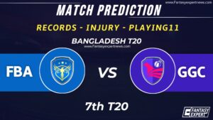 FBA vs GGC Dream11 Team