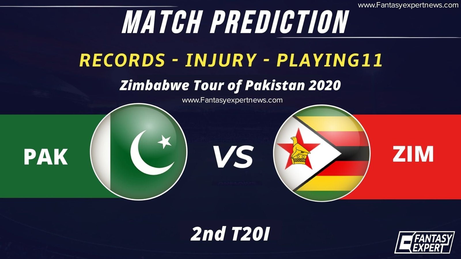 PAK vs ZIM Dream11 Team Prediction PAK vs ZIM Dream11 Team Prediction