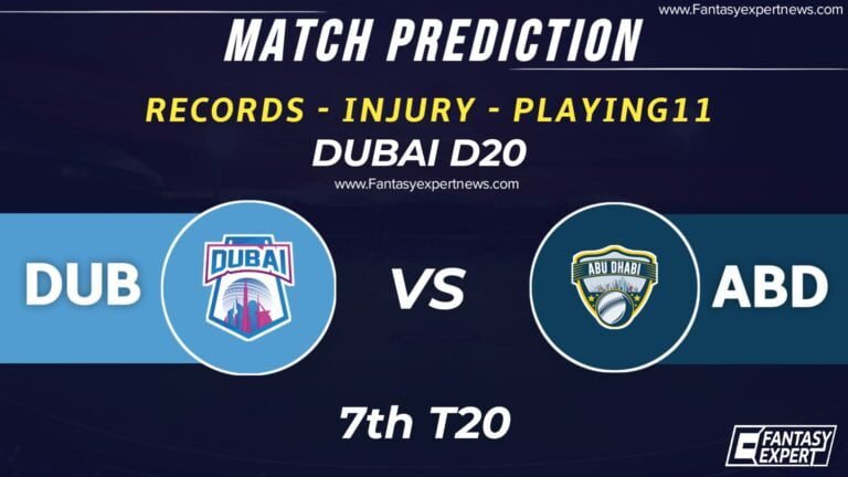 DUB vs ABD Dream11 Team Prediction