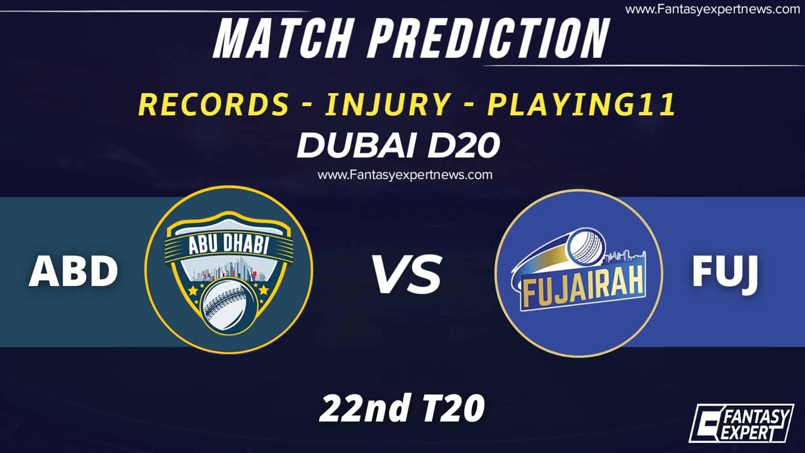 MUN(104)-min ABD vs FUJ Dream11 Prediction
