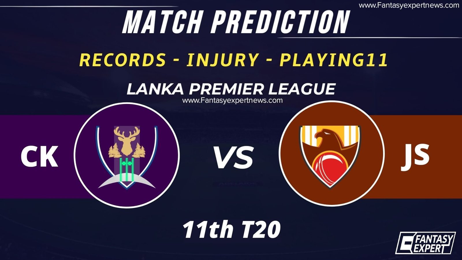 CK vs JS Dream11 Grand League Team CK vs JS Dream11 Grand League Team