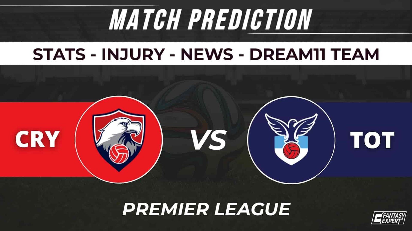 CRY vs TOT Dream11 Prediction CRY vs TOT Dream11 Prediction