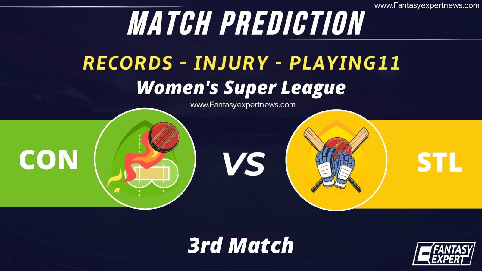 CON vs STL Player Stats and Records CON vs STL Player Stats and Records