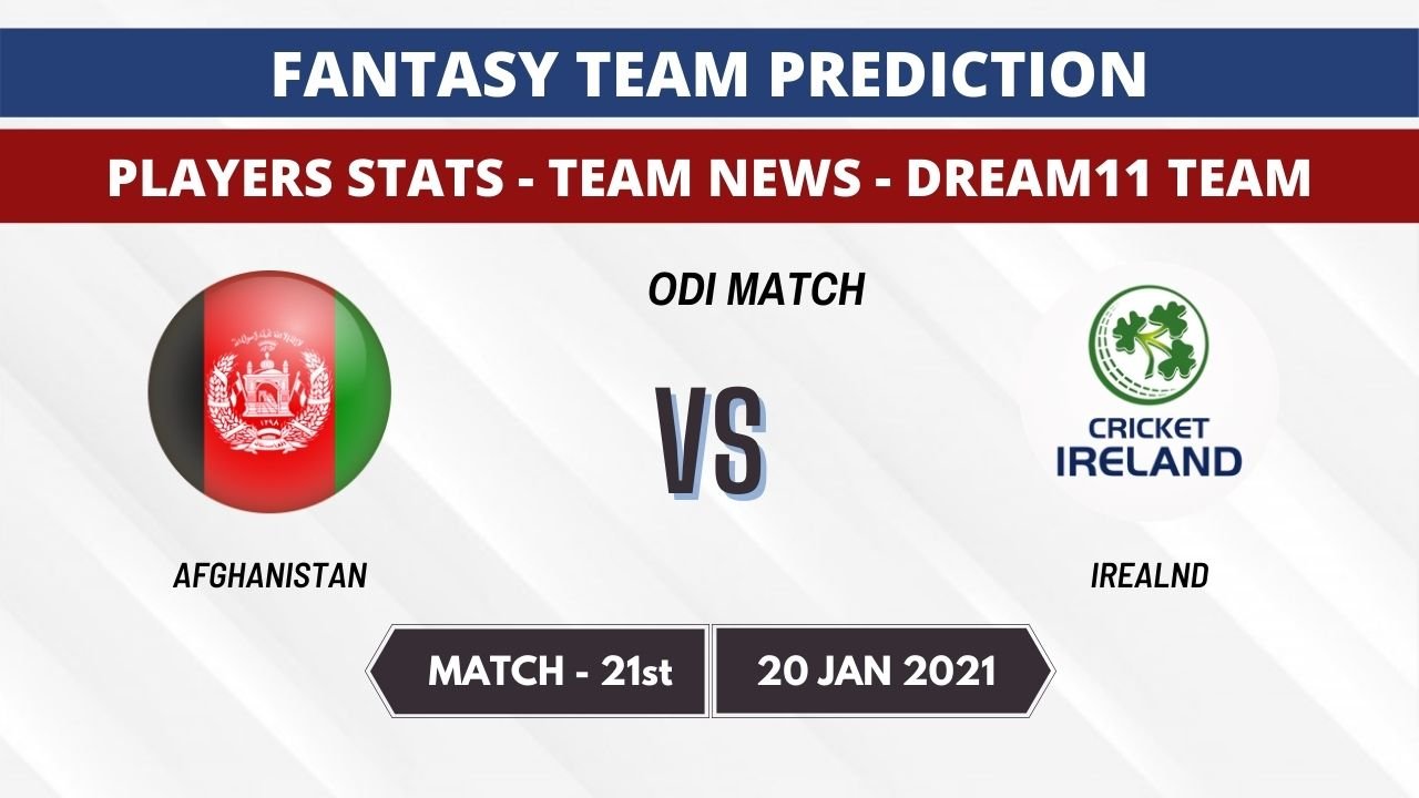 AFG vs IRE Player Stats and Records AFG vs IRE Player Stats and Records