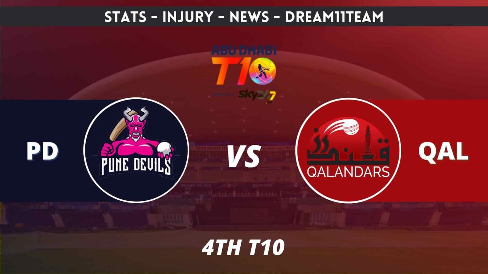 PD vs QAL Player Stats PD vs QAL Player Stats