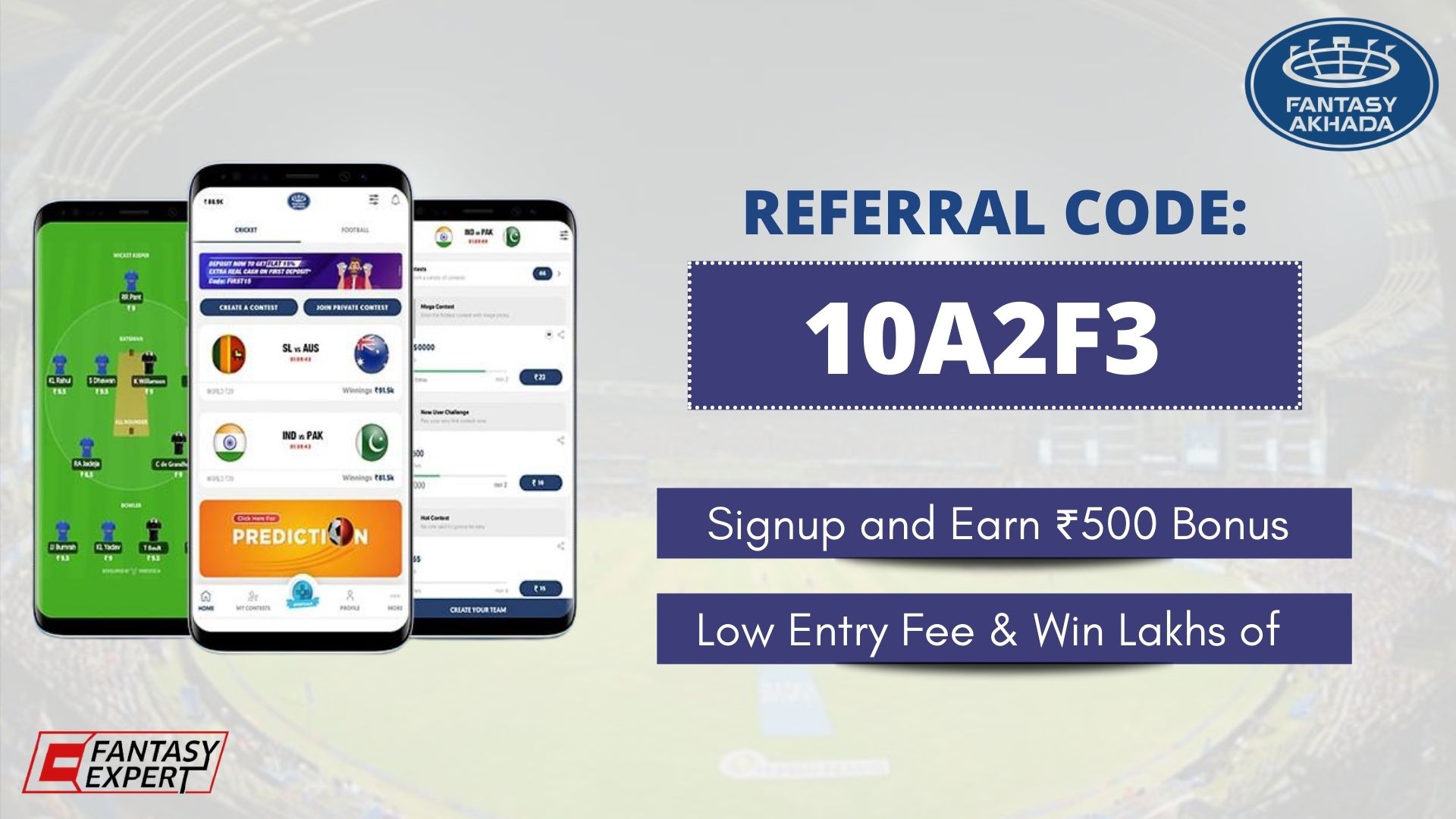 Fantasy Akhada Referral Code
