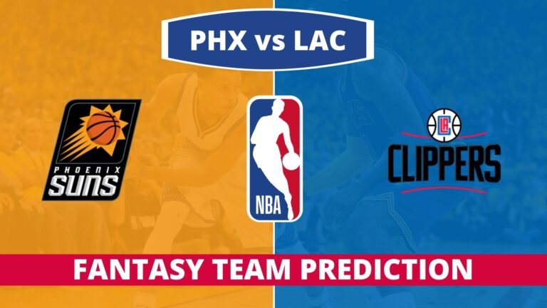 PHX vs LAC Dream11 Basketball Prediction