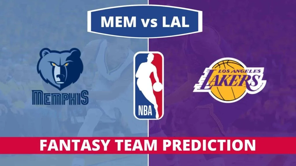 MEM vs LAL Dream11 Prediction Basketball