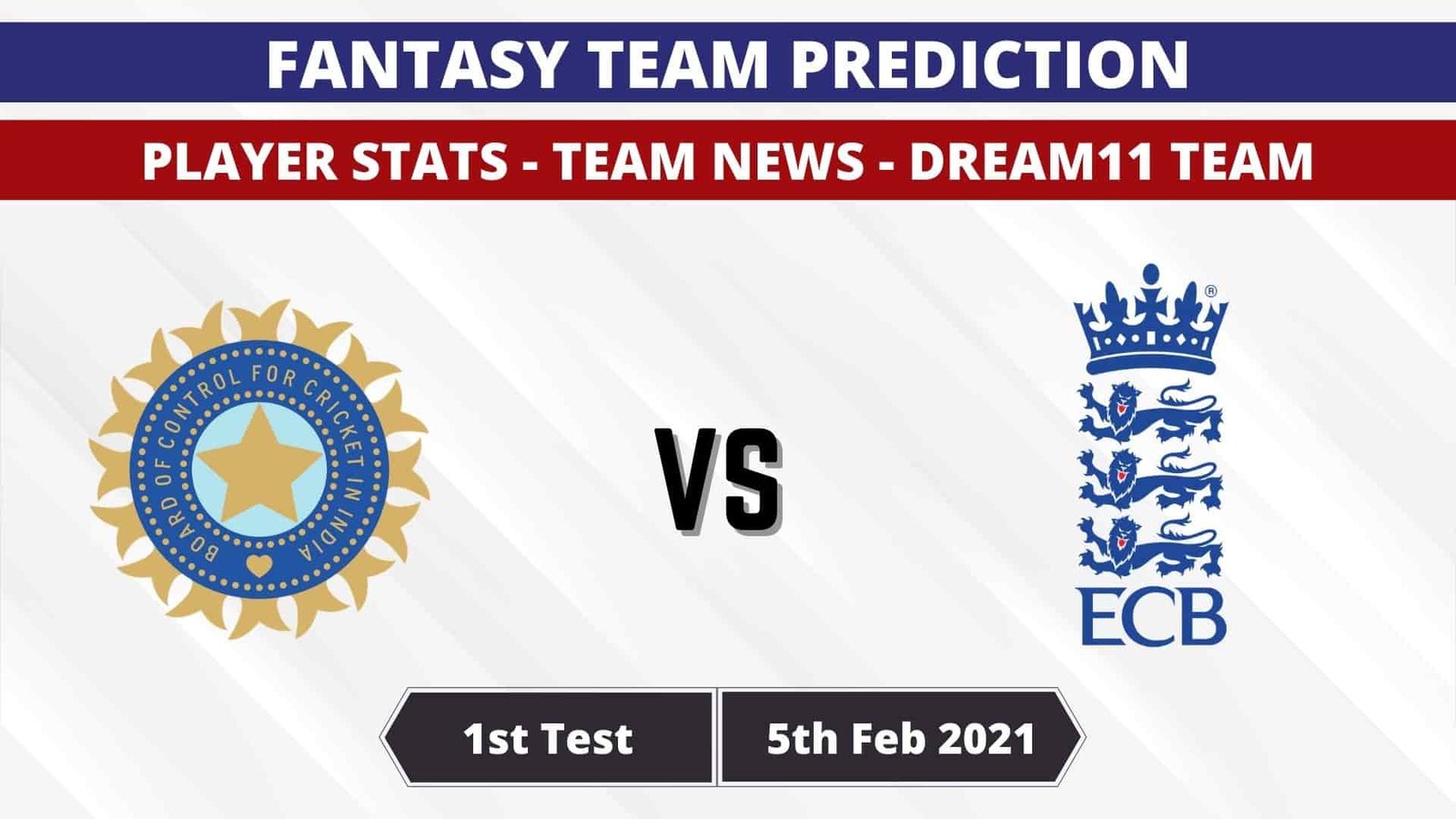 IND vs ENG 1st Test Dream11 Team IND vs ENG 1st Test Dream11 Team