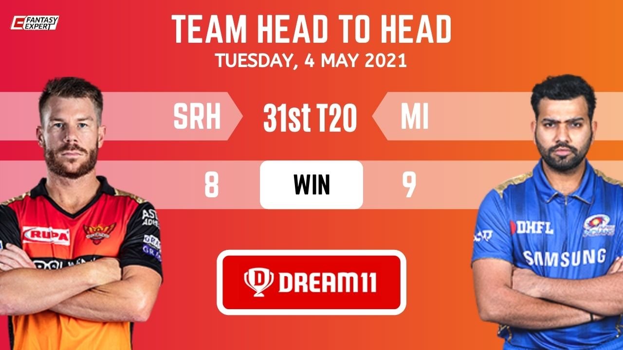 SRH vs MI Dream11 Team Prediction SRH vs MI Dream11 Team Prediction
