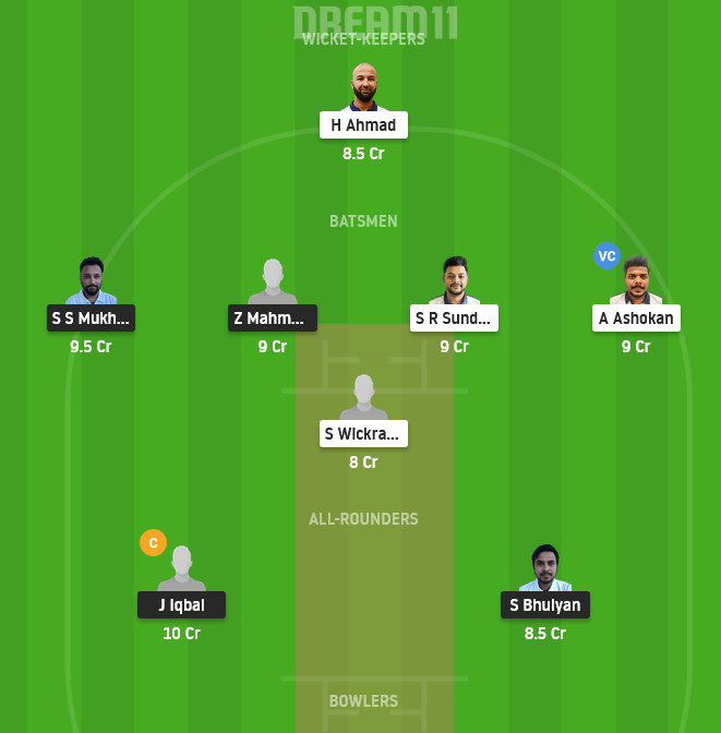 BCC vs PCK Dream11 Team Prediction for Grand League