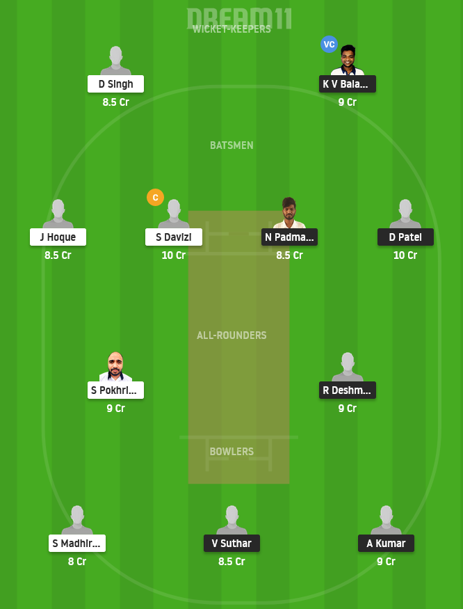 PCR vs PBV Dream11 Team Prediction For Grand League