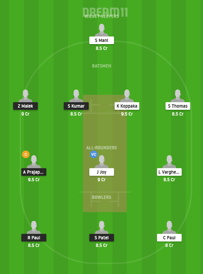 AUM vs RST Dream11 Team For Grand League