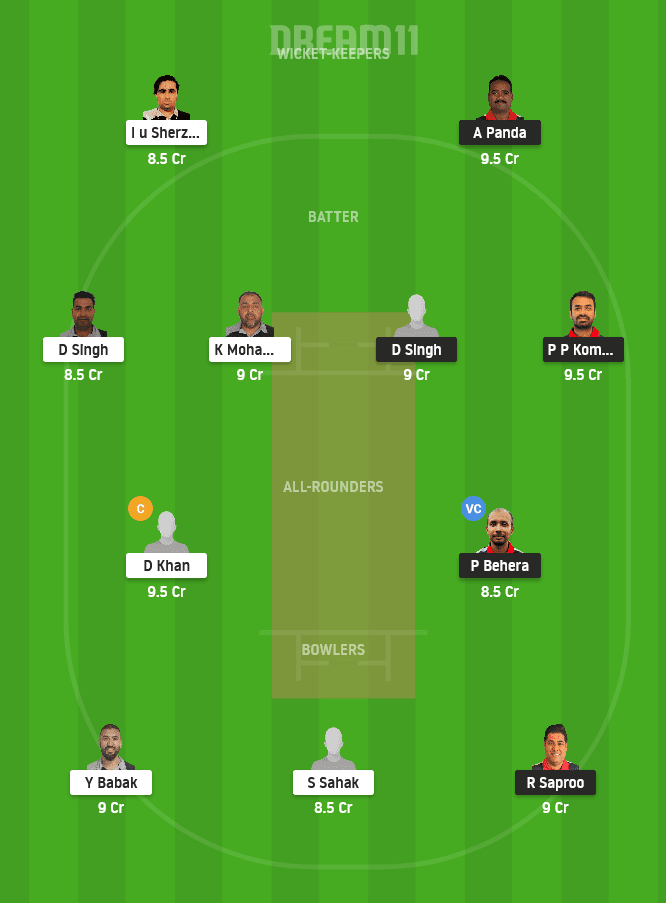 HRO vs AF Dream11 Team for Today's Match Grand League