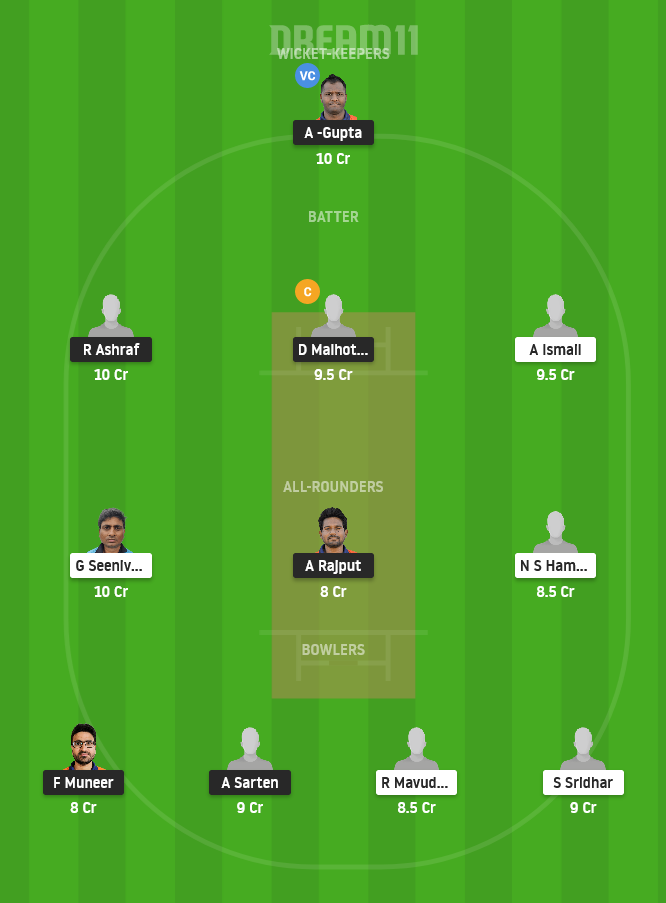 MAM vs HSG Dream11 Team Prediction for Grand League