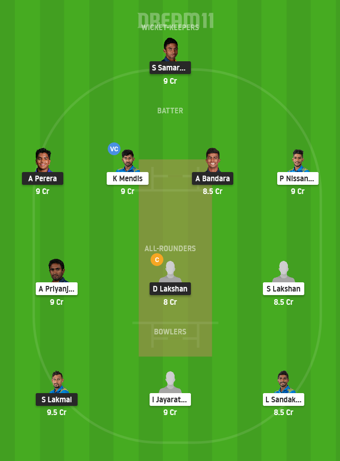SLBL vs SLGR Dream11 Team Prediction for Small League