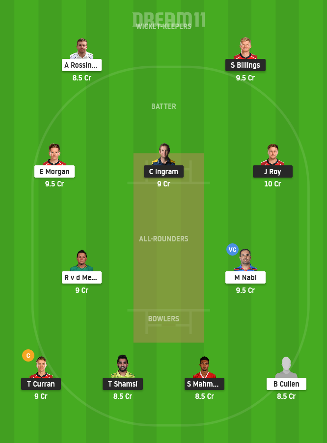 OVI vs LNS Dream11 Team Prediction for Grand League