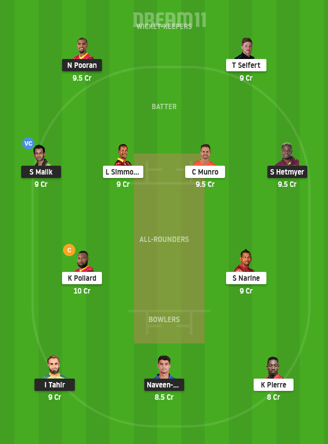 GUY vs TKR Dream11 Team Prediction for Small League