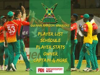 Guyana Amazon Warriors CPL 2021 Team Squad, Players Stats, Schedule, Owner, Captain, Jersey, Twitter link