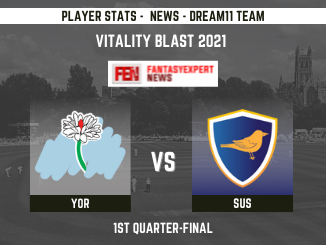YOR vs SUS Dream11 Prediction YOR vs SUS Dream11 Prediction