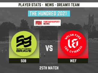 SOB vs WEF Dream11 Prediction SOB vs WEF Dream11 Prediction