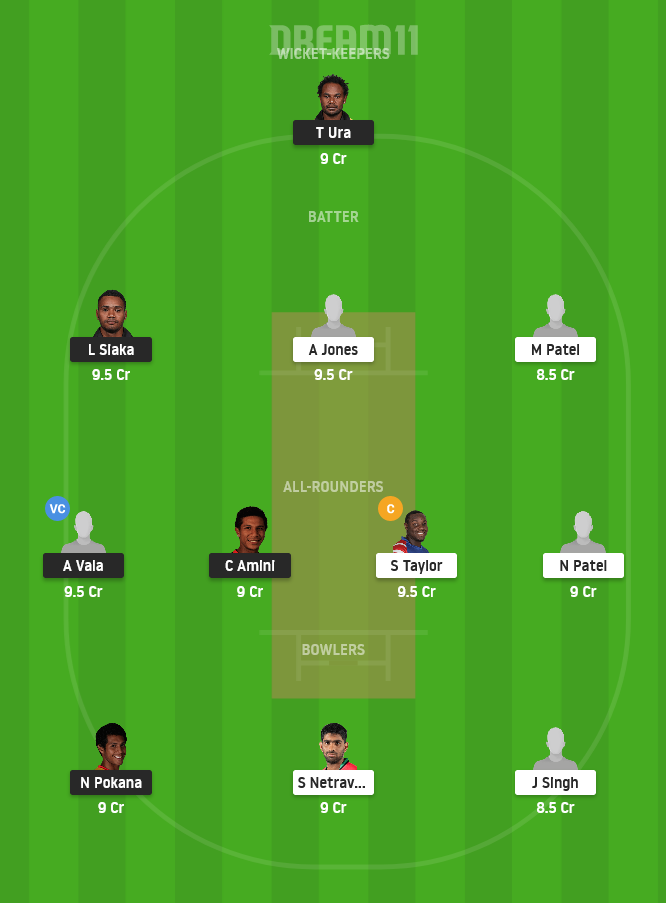 PNG vs USA Dream11 Team Prediction for Small League