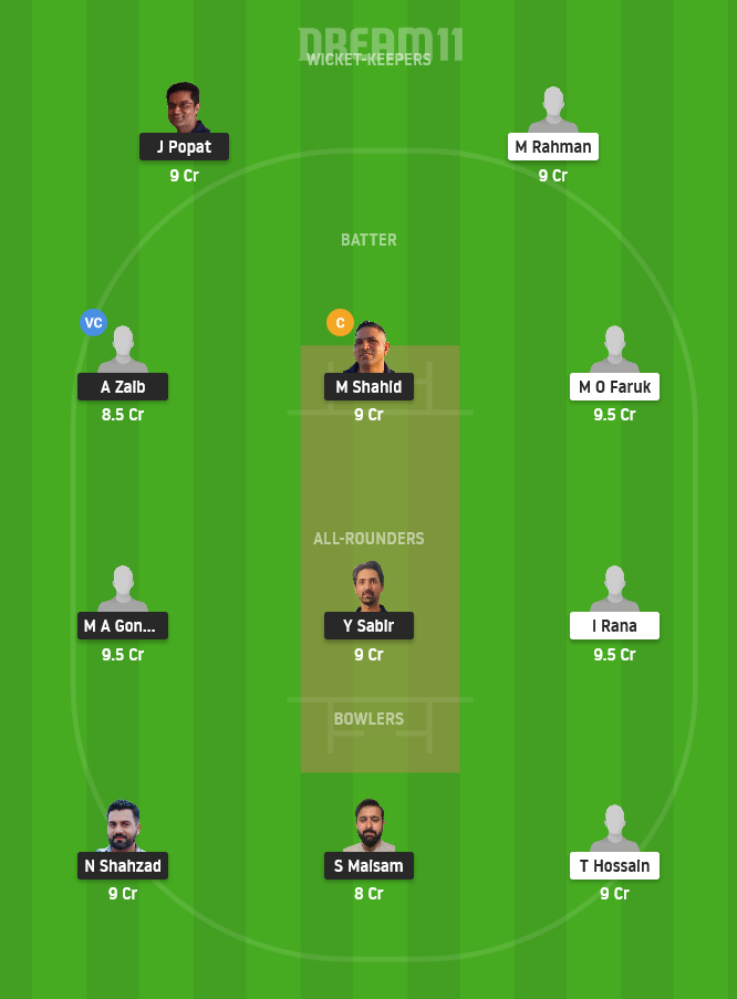 MAL vs FRD Dream11 Team Prediction for Grand League