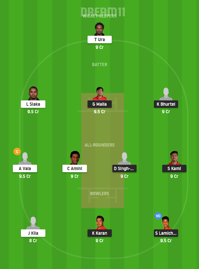 NEP vs PNG Dream11 Team Prediction for Small League