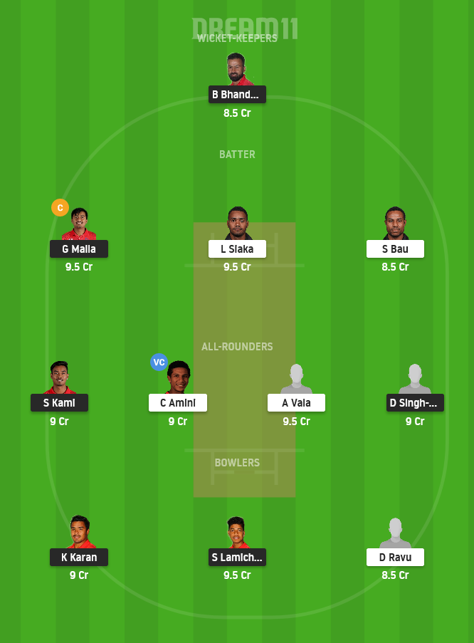 NEP vs PNG Dream11 Team Prediction for Grand League