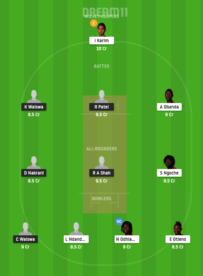 UGA vs KEN Dream11 Team Prediction for Grand League