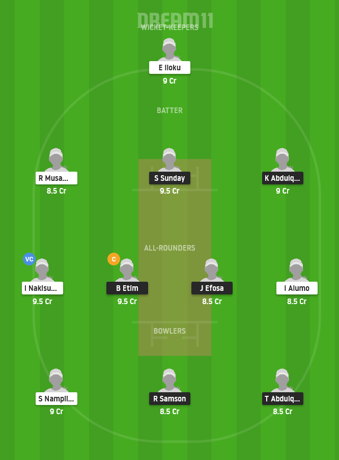 NIG-W vs UG-W Dream11 Team Prediction for Small League